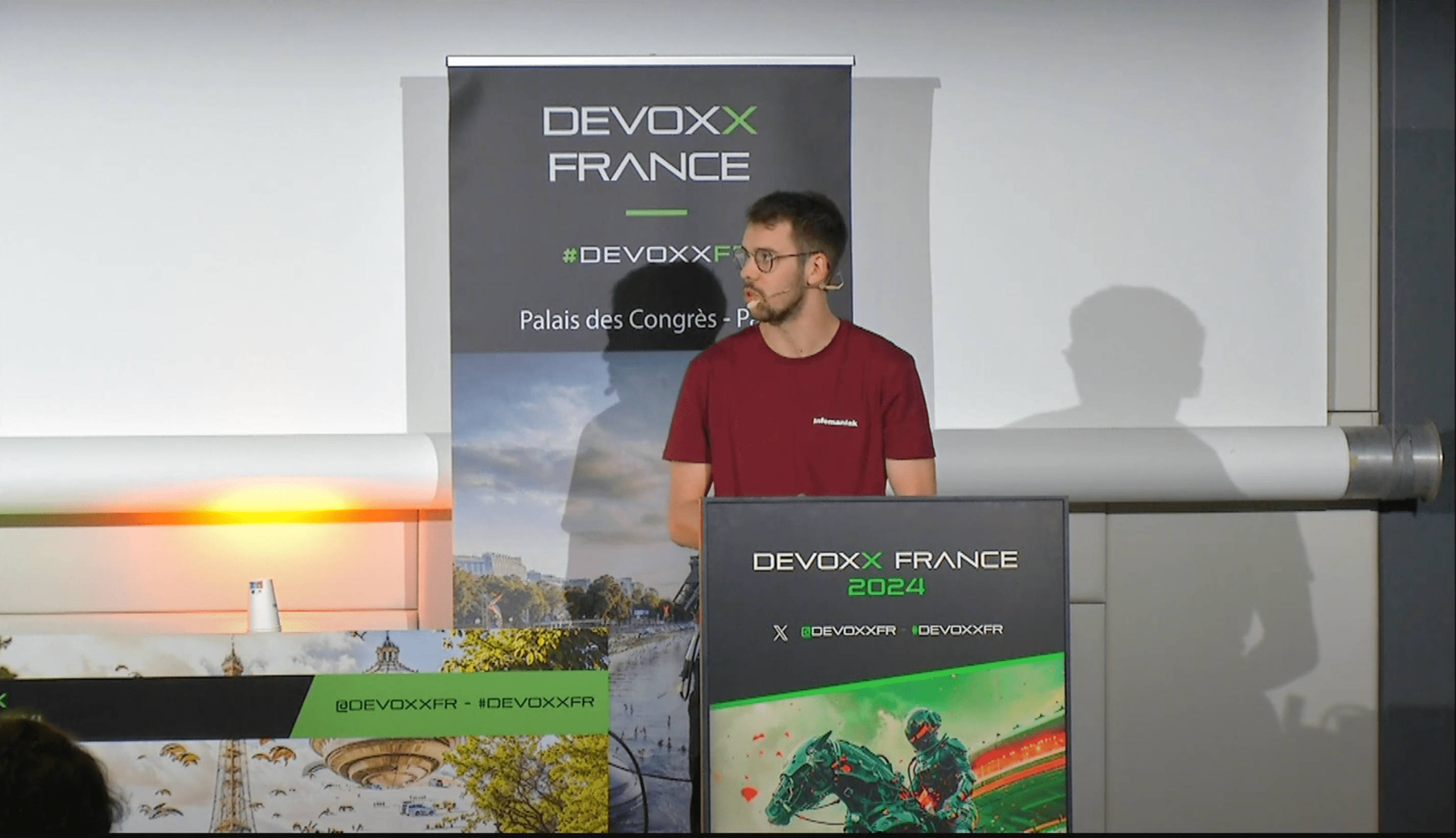Me at Devoxx France.