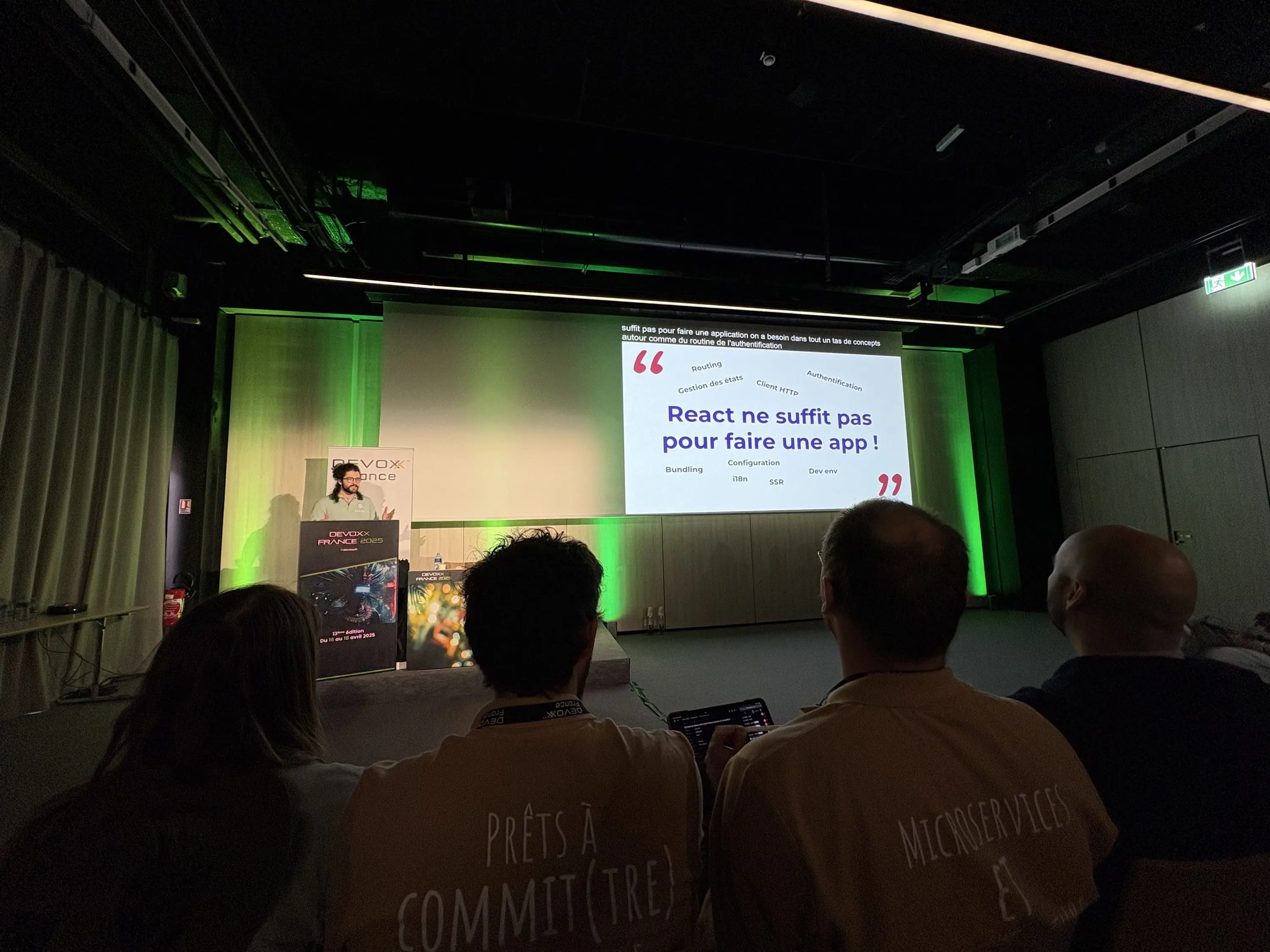 A part of the Takima team watching a talk of one of their colleague.