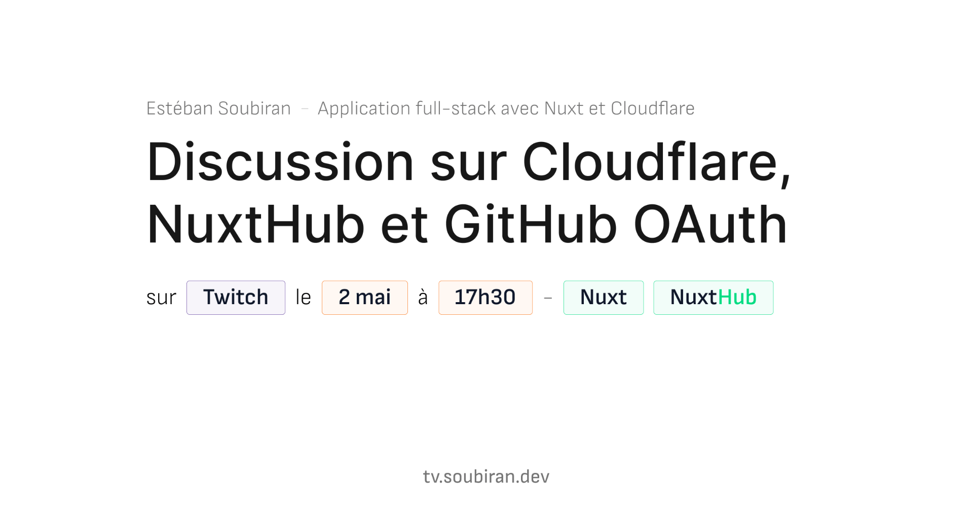 Thumbnail of my second live stream.