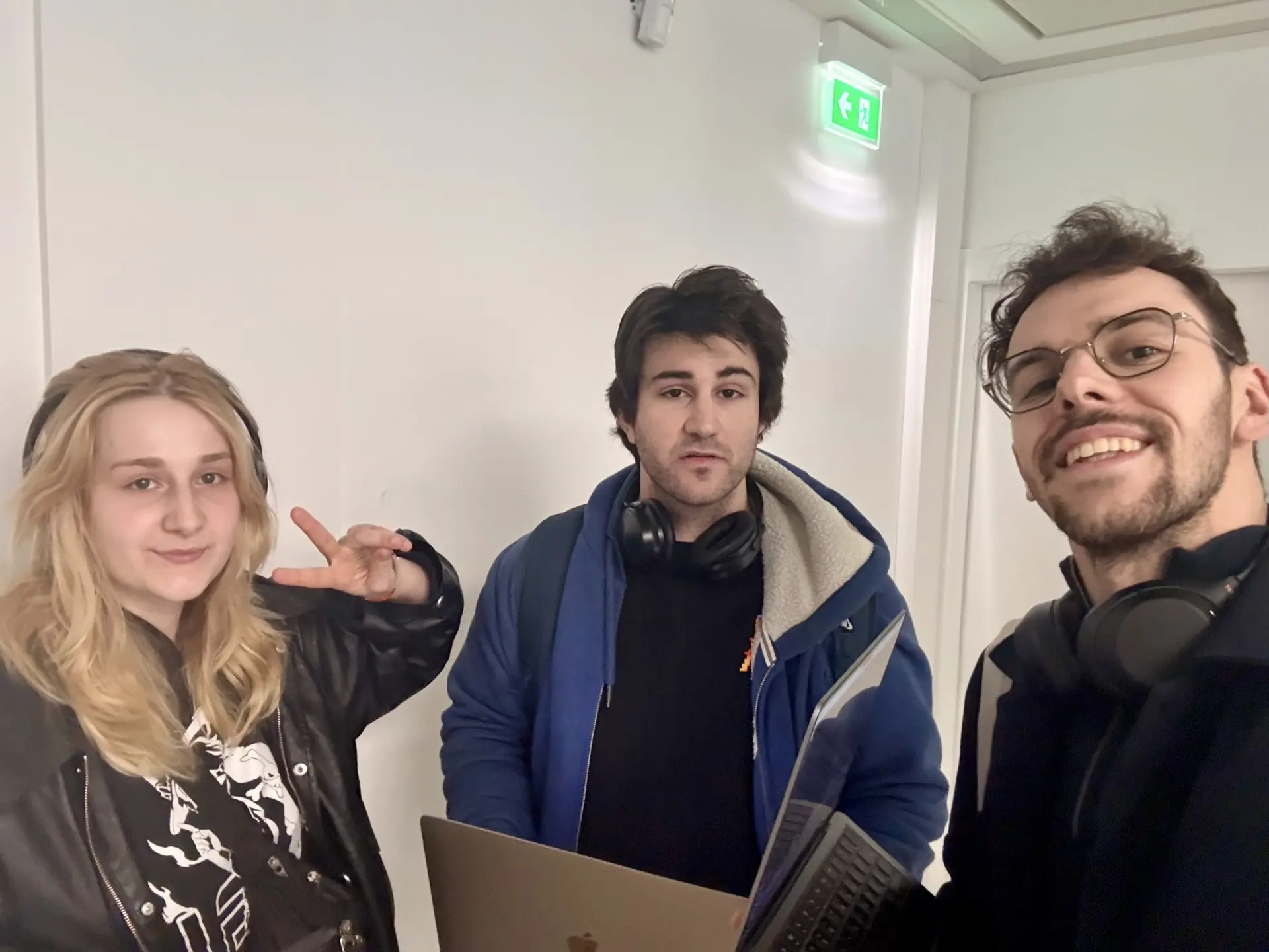 A couple of minutes before the pitch.