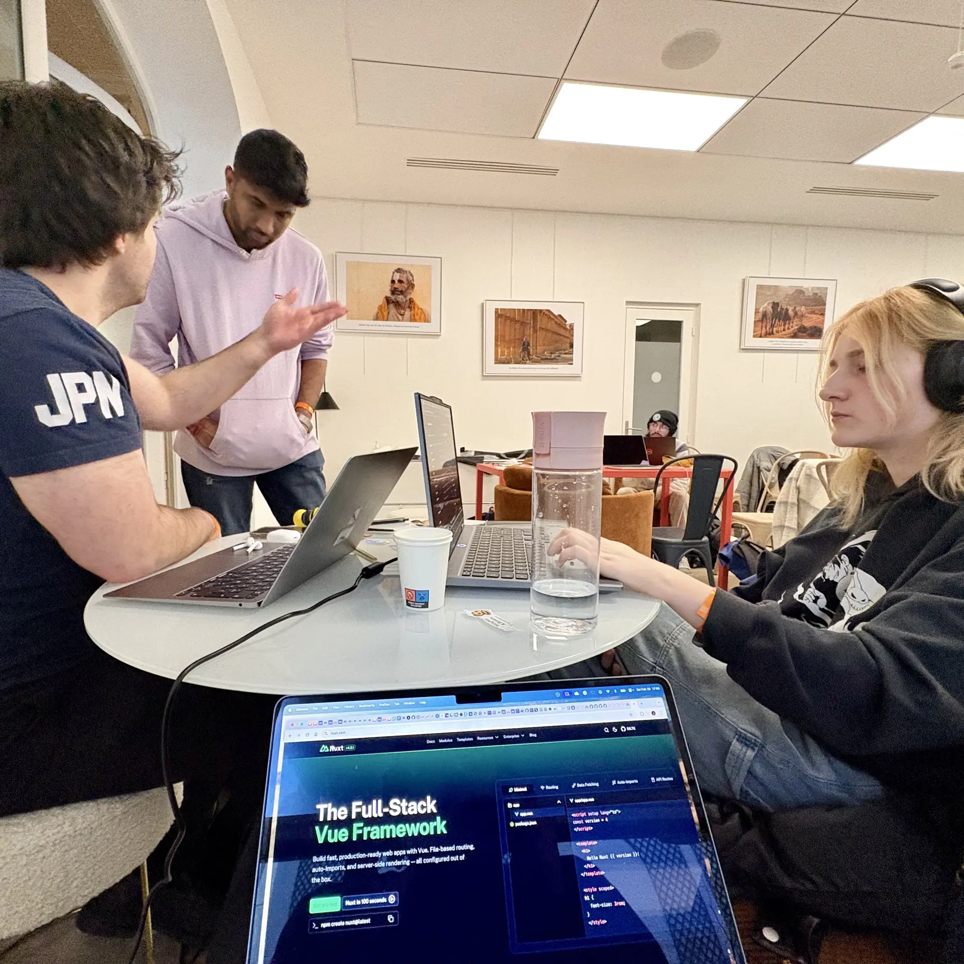 Our working place for the weekend.