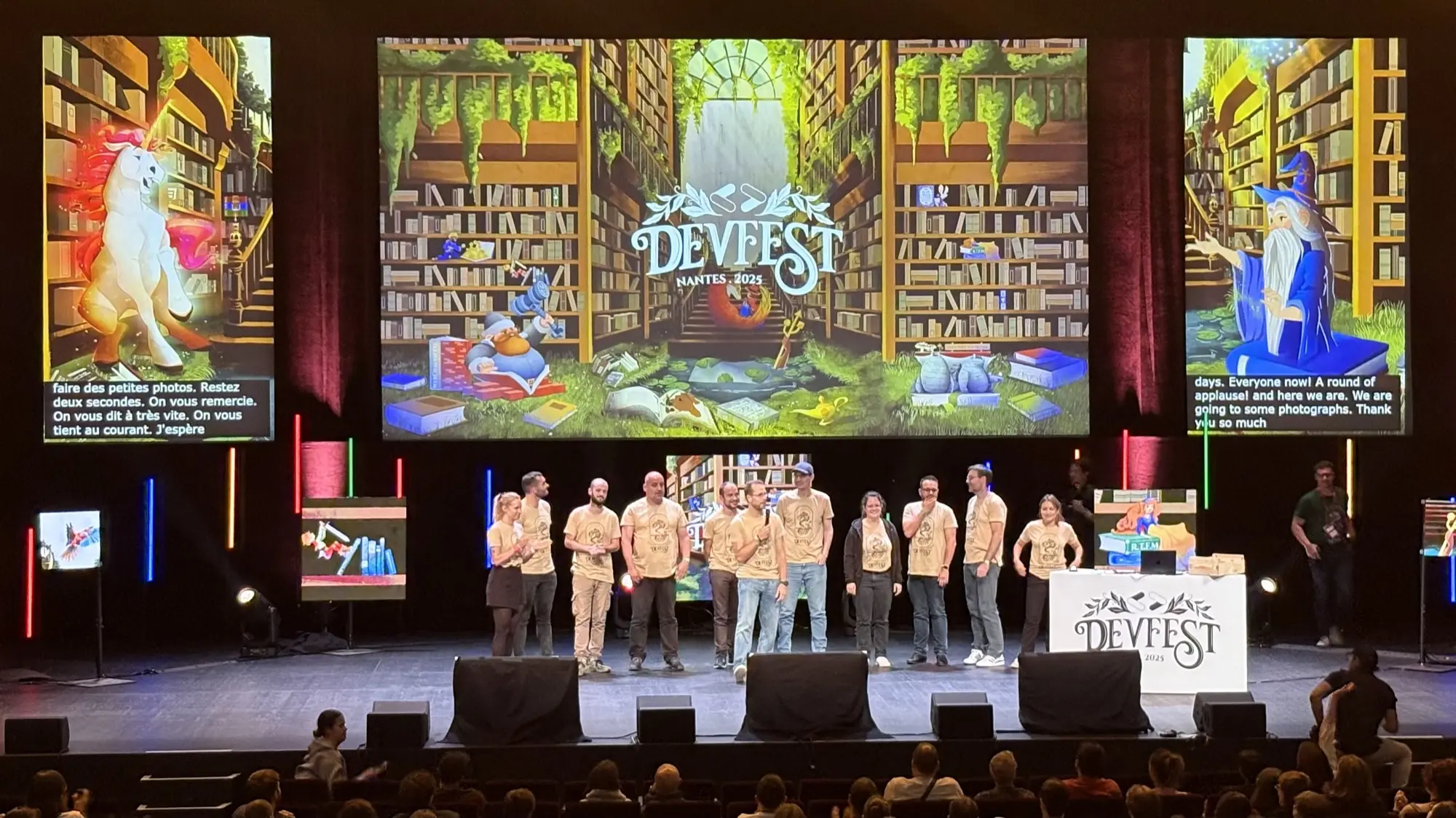 The GDG Nantes team at DevFest Nantes 2025