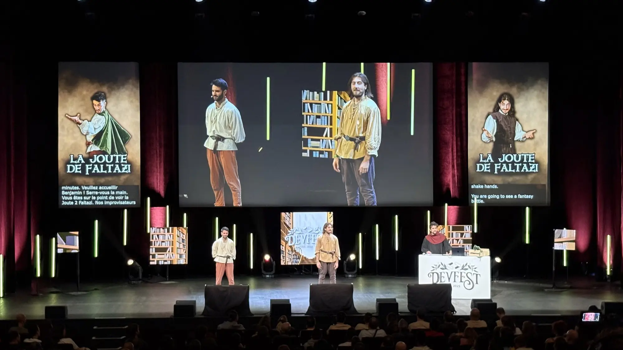 La Faltazi performing at DevFest Nantes 2025