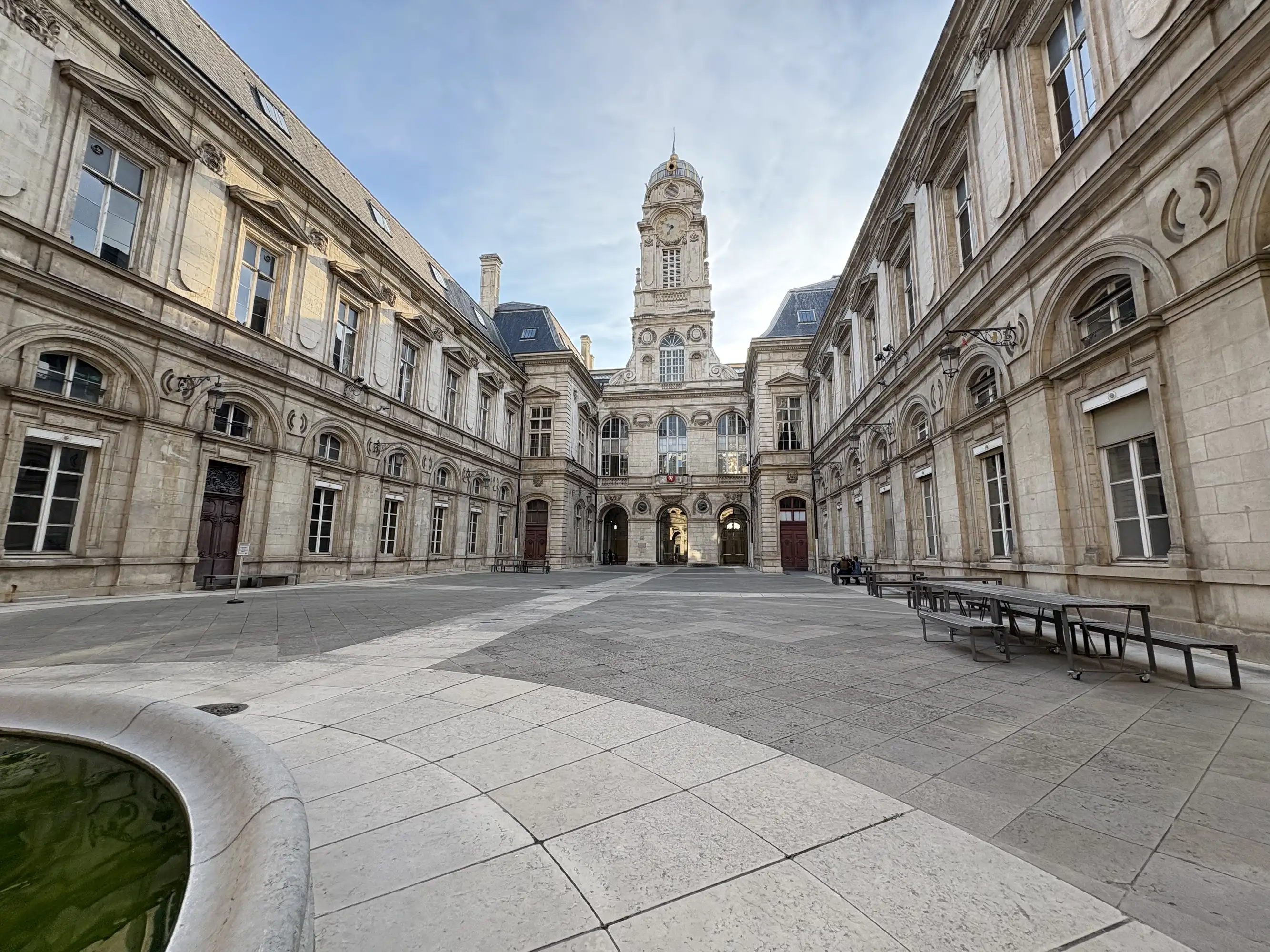 The town hall of Lyon, where the cocktail party took place.