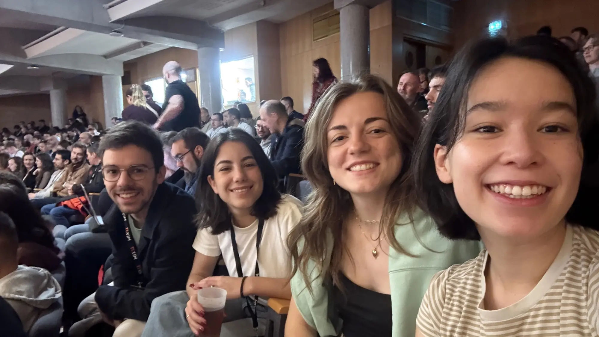 From left to right: Estéban, Victoire, Marion, and Elise, photo by Elise